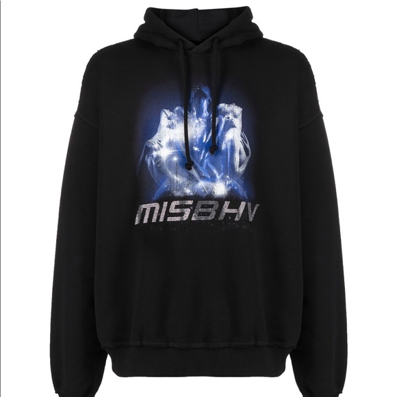 MISBHV Rhinestone Graphic Print Hoodie - Picture 6 of 6